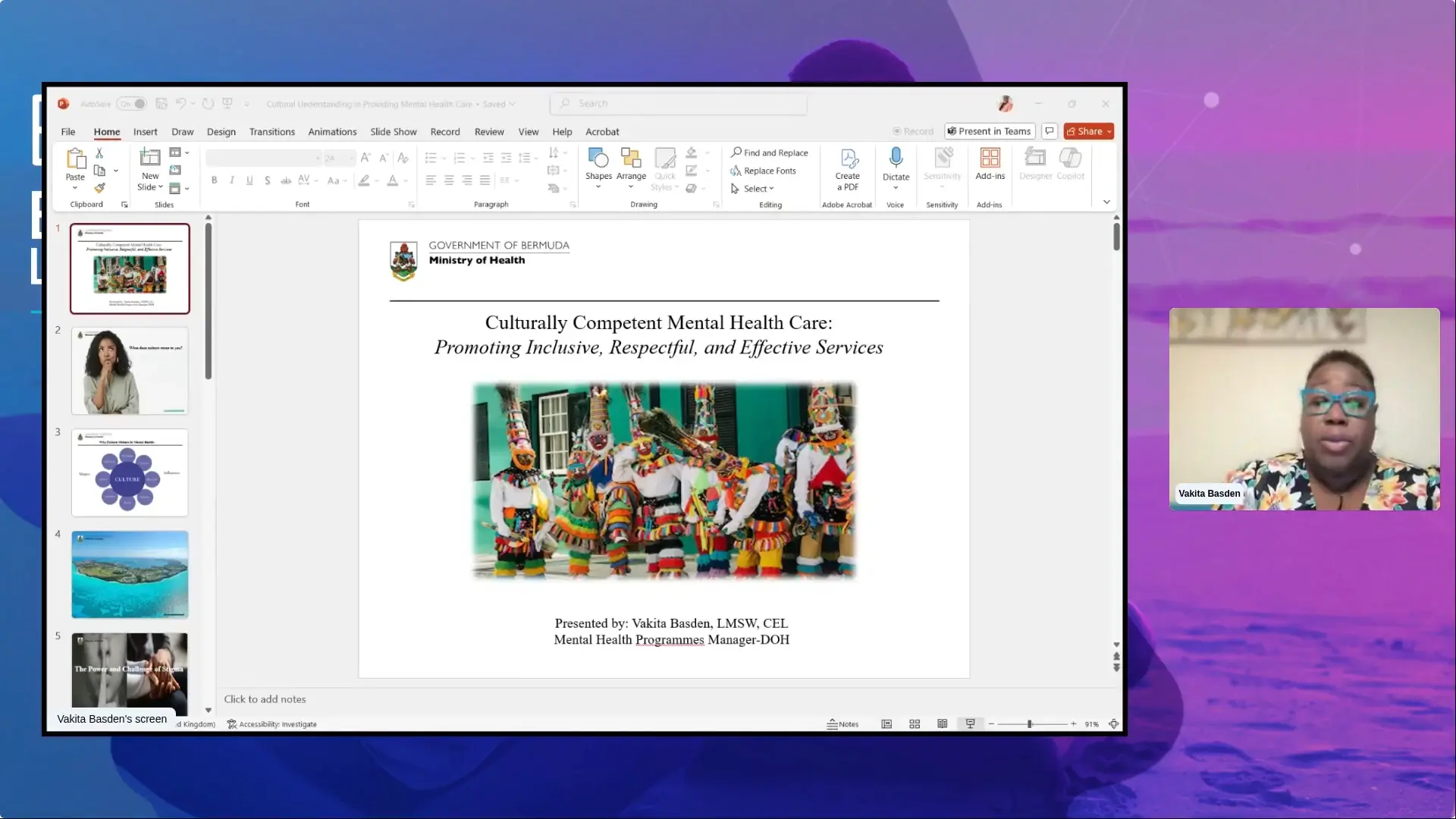 Mental health equity through cultural understanding. 